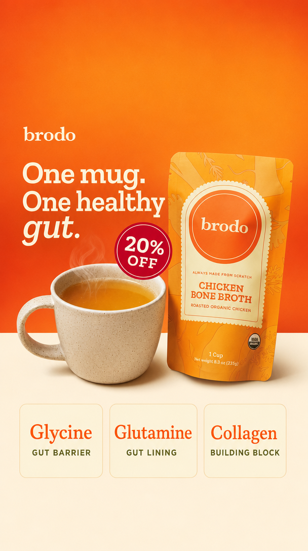 01. One mug. One healthy gut.