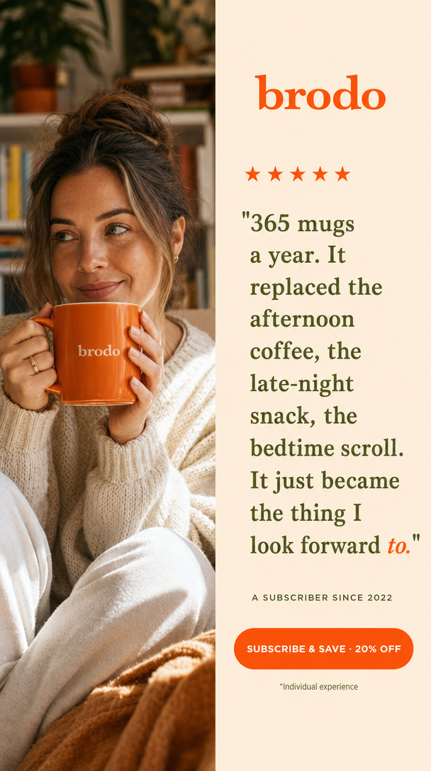 11. 365 mugs a year.